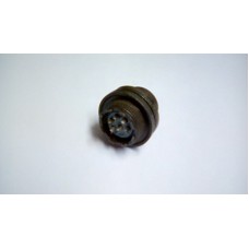 MILITARY CONNECTOR 6 PIN FEMALE, FIXED, SCREW THREAD